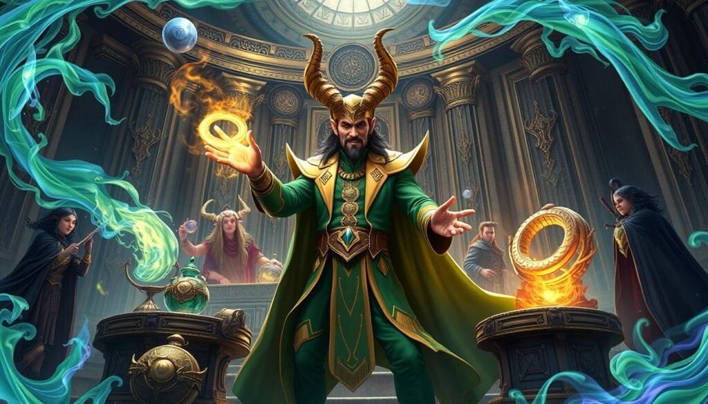 prompts para crear imagen de personajes de Loki con ia