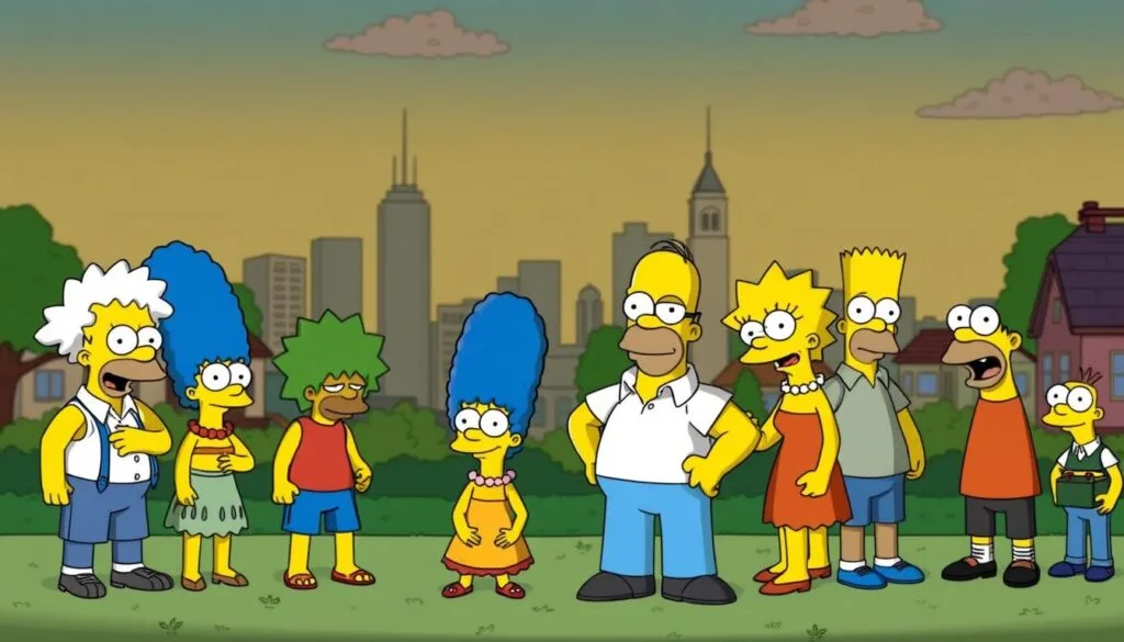 prompts para crear imagen de personajes de The Simpsons con ia