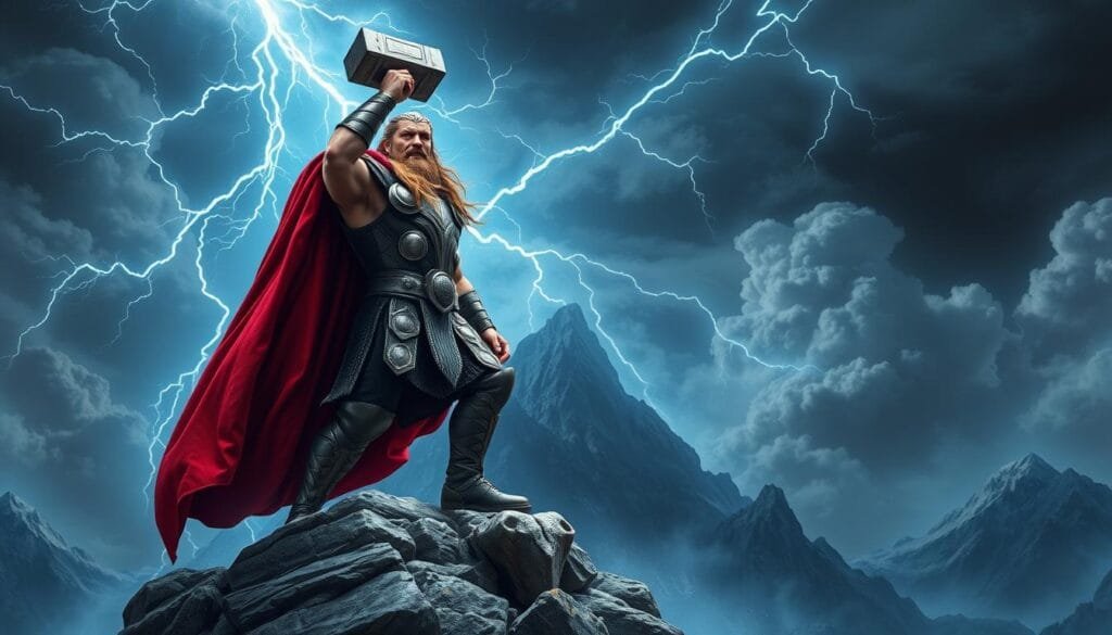 prompts para crear imagen de personajes de Thor con ia