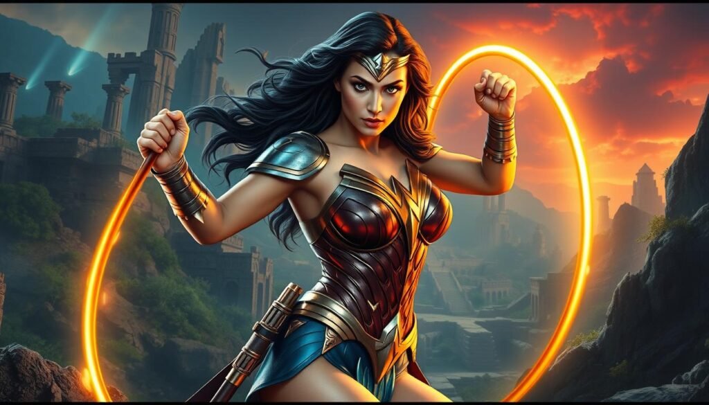 prompts para crear imagen de personajes de Wonder Woman con ia (Nueva versión)