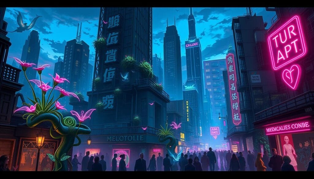 prompts para crear personajes de fantasía urbana con ia