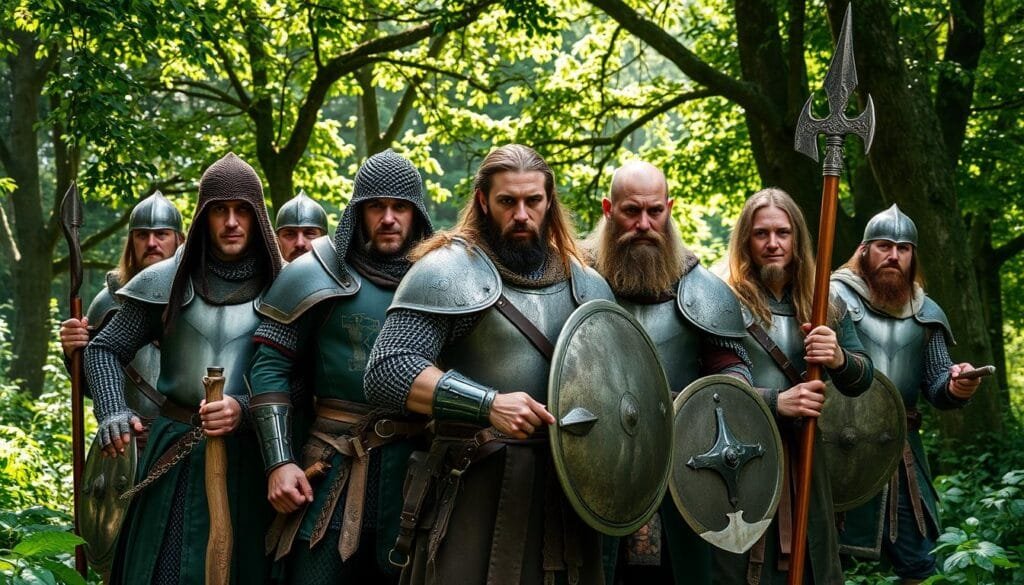 representación de guerreros representación de guerreros