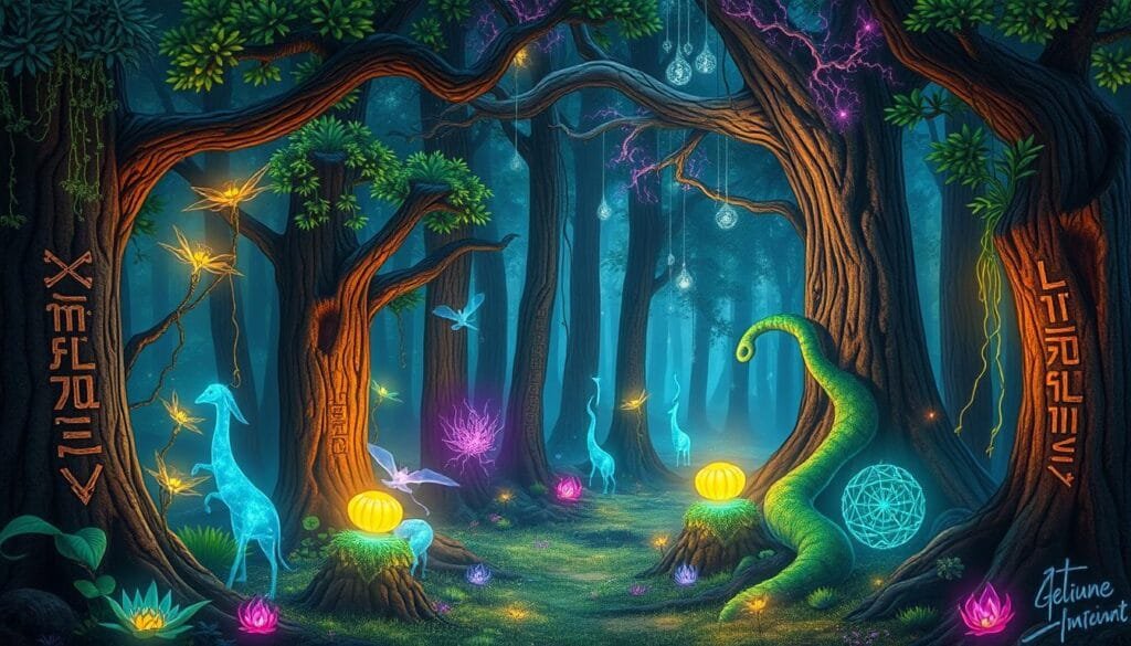 simbolismo en ilustraciones mágicas