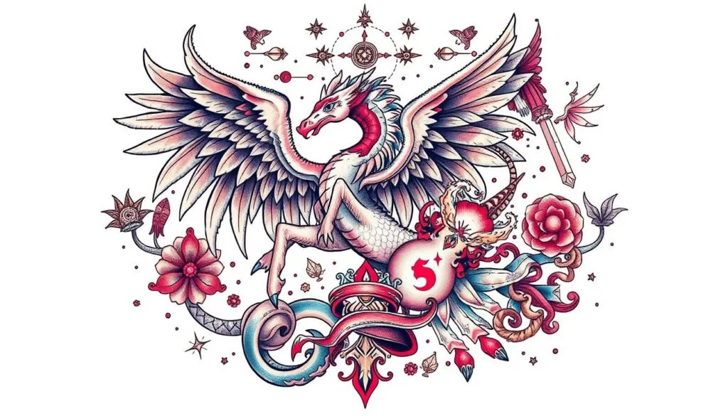 símbolos mitológicos en tatuajes