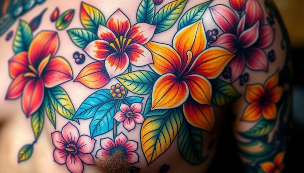 tendencias de tatuajes de flores exóticas tendencias de tatuajes de flores exóticas