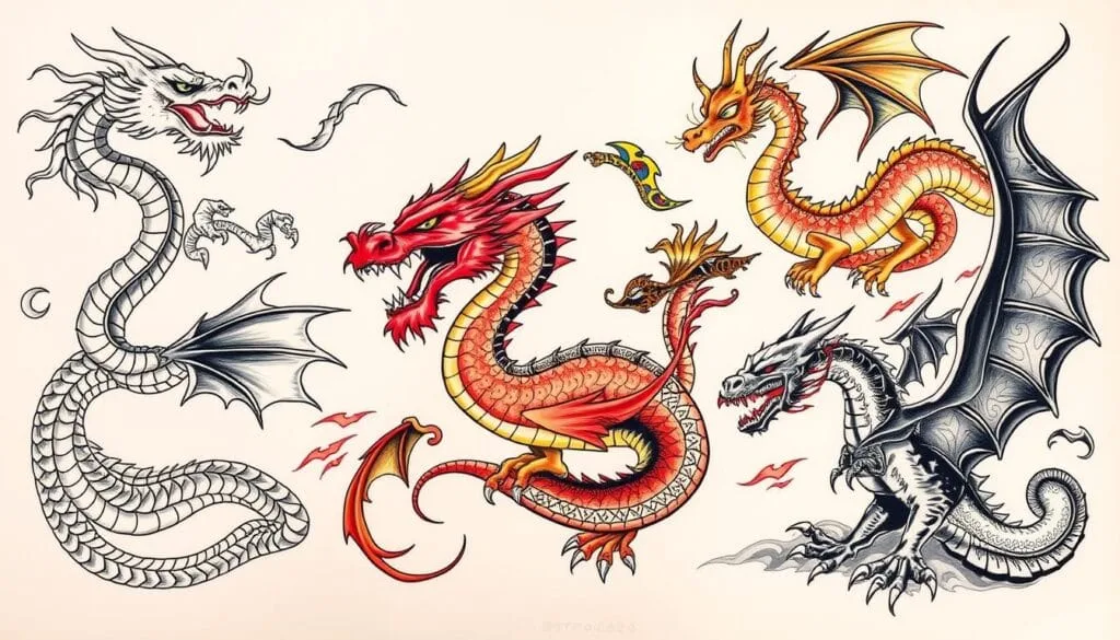 tipos de dragones