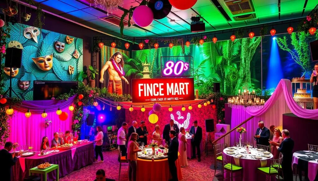 tipos de fiestas temáticas para ilustraciones