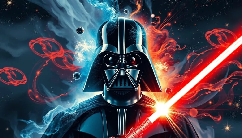 transformación de imágenes personajes de Darth Vader transformación de imágenes personajes de Darth Vader