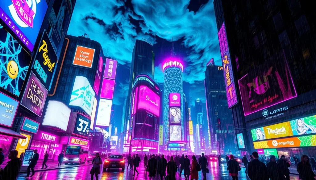 uso del color en Cyberpunk