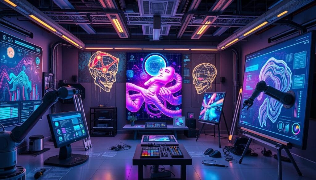 herramientas de IA en la generación de arte