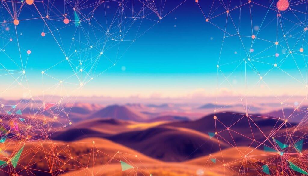 A vibrant and immersive digital artwork showcasing the unique artistic specificity of AI-generated images. The foreground depicts a dynamic and intricate composition of intertwined geometric shapes, lines, and patterns, all coalescing into a visually captivating and abstract representation of the concept of "especificidad en arte IA." The middle ground features a subtle yet striking color palette, with a harmonious blend of warm and cool tones that create a sense of depth and dimension. In the background, a dreamy, ethereal landscape emerges, hinting at the boundless possibilities of AI-powered art, where the boundaries between the real and the imagined are blurred. The overall mood is one of exploration, innovation, and a celebration of the distinct creative language that emerges from the convergence of technology and artistic expression. A vibrant and immersive digital artwork showcasing the unique artistic specificity of AI-generated images. The foreground depicts a dynamic and intricate composition of intertwined geometric shapes, lines, and patterns, all coalescing into a visually captivating and abstract representation of the concept of "especificidad en arte IA." The middle ground features a subtle yet striking color palette, with a harmonious blend of warm and cool tones that create a sense of depth and dimension. In the background, a dreamy, ethereal landscape emerges, hinting at the boundless possibilities of AI-powered art, where the boundaries between the real and the imagined are blurred. The overall mood is one of exploration, innovation, and a celebration of the distinct creative language that emerges from the convergence of technology and artistic expression.