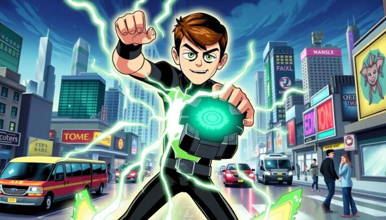 Prompts para Crear Imágenes de Ben 10 con IA 5 Prompts para Crear Imágenes de Ben 10 con IA