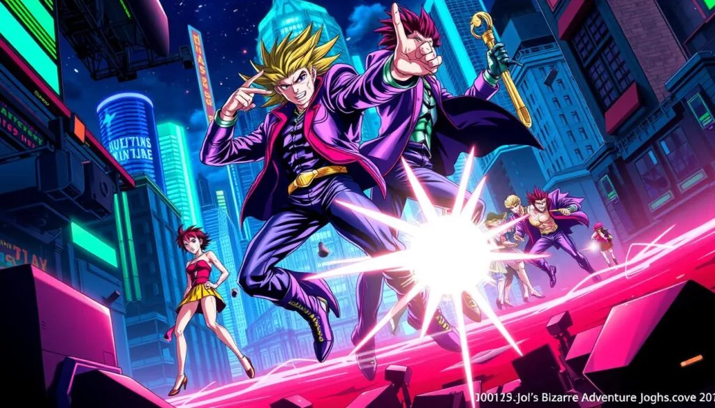 Prompts para Crear Imágenes de JoJo's Bizarre Adventure con IA 1 Prompts para Crear Imágenes de JoJo's Bizarre Adventure con IA