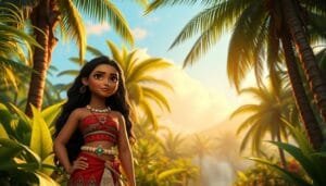 Prompts para Crear Imágenes de Moana con IA