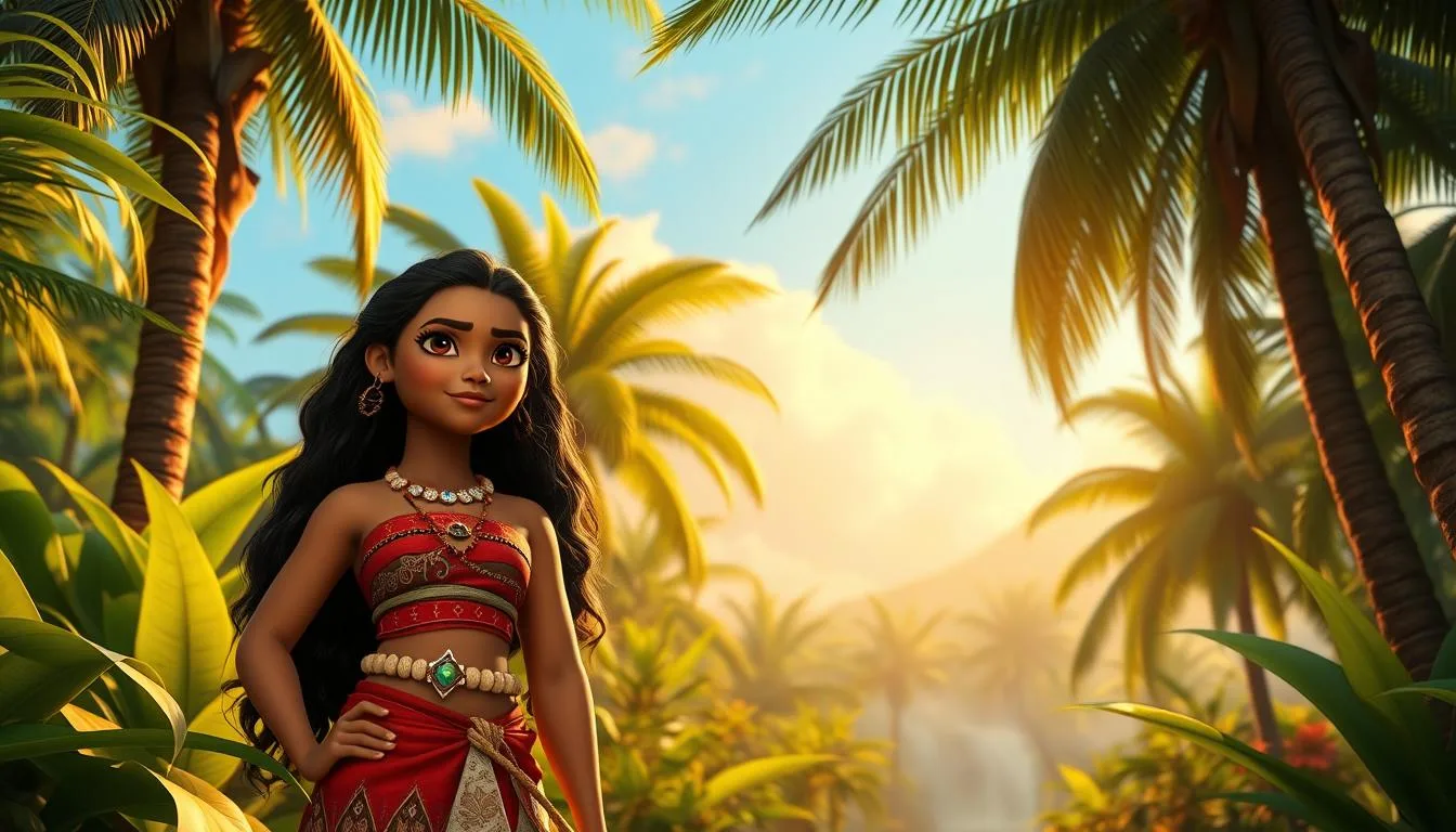 Prompts para Crear Imágenes de Moana con IA 1 Prompts para Crear Imágenes de Moana con IA