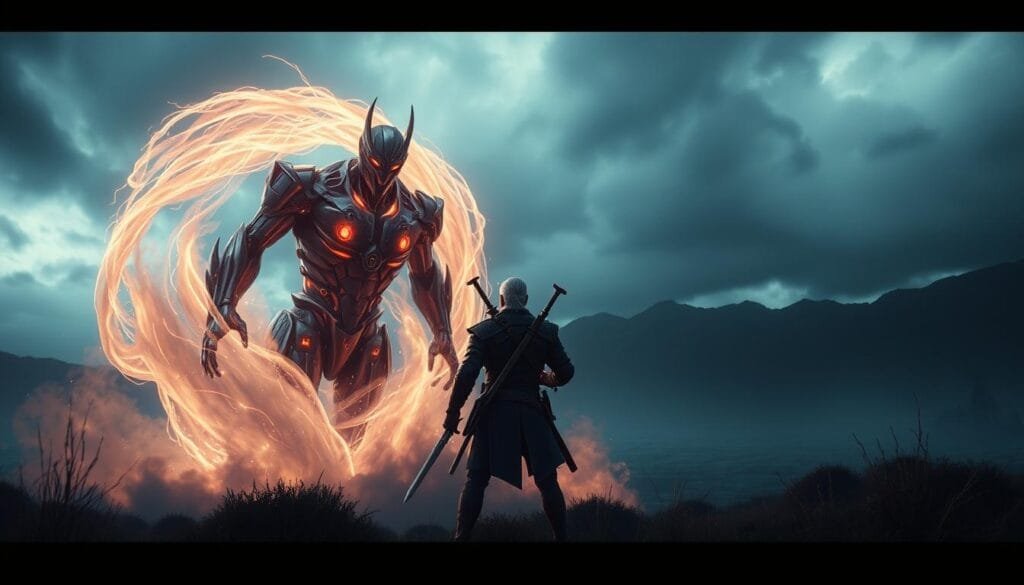 Prompts para Crear Imágenes de The Witcher con IA 1 Prompts para Crear Imágenes de The Witcher con IA