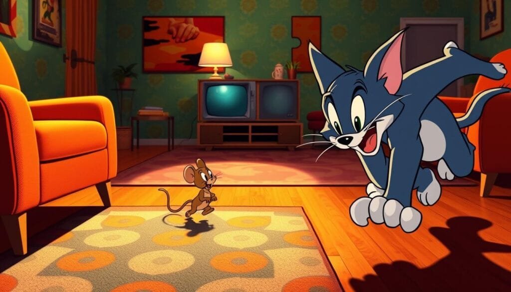 Prompts para Crear Imágenes de Tom y Jerry con IA 1 Prompts para Crear Imágenes de Tom y Jerry con IA