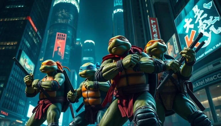 Prompts para Crear Imágenes de Tortugas Ninja con IA 7 Prompts para Crear Imágenes de Tortugas Ninja con IA