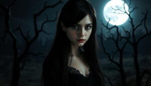 Prompts para Crear Imágenes de Wednesday Merlina con IA