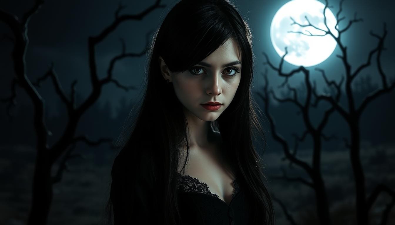 Prompts para Crear Imágenes de Wednesday Merlina con IA