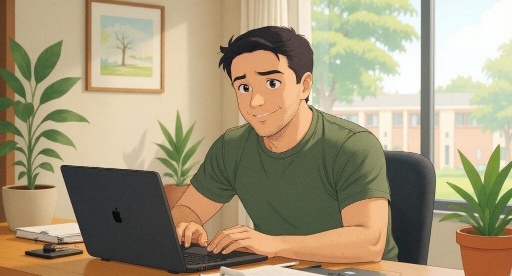Transforma Tus Fotos al estilo Studio Ghibli con este Prompt 1 rodrigo olivares studio ghibli trabajando